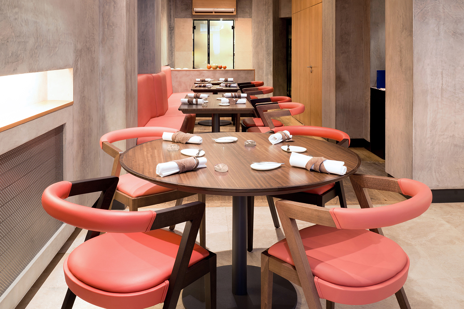 mobilier pour le restaurant Étude, Paris