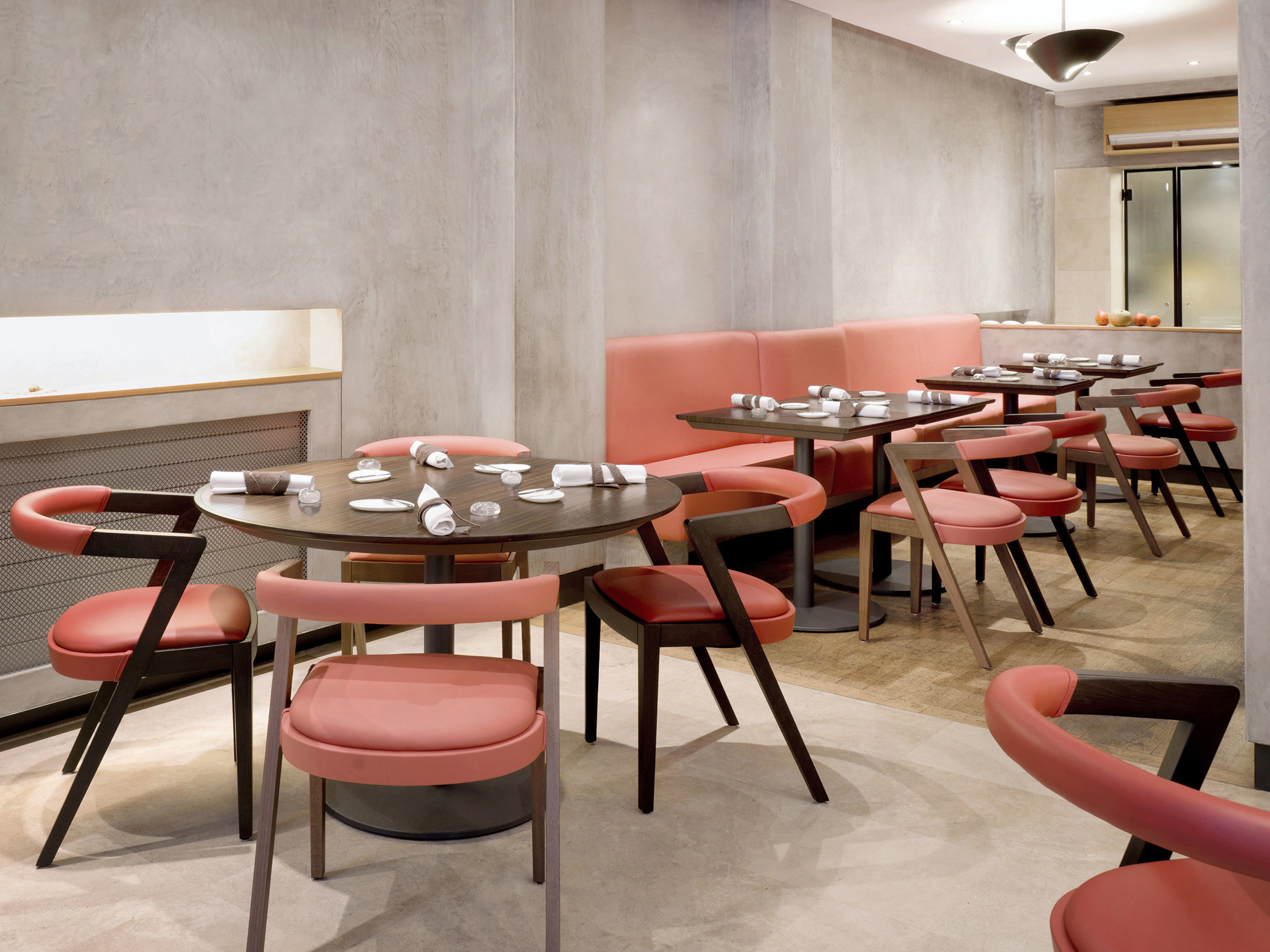 mobilier pour le restaurant Étude, Paris